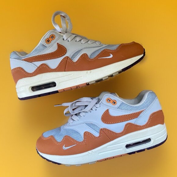 Nike Air Max 1 X Patta Monarch Waves Collab Sneaker - Picture 1 of 16